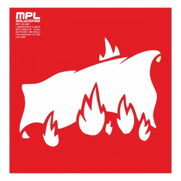 Señal cuadrada: Manta ignífuga