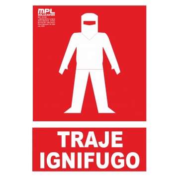Señal: Traje ignífugo