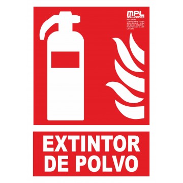 Señal: Extintor De Polvo