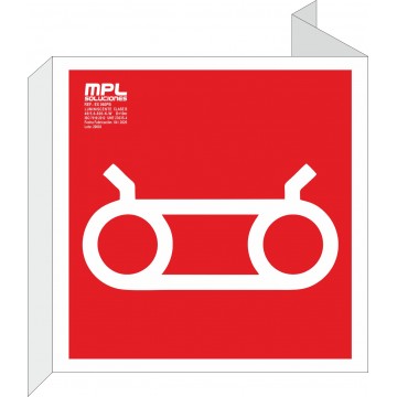 Banderola Cuadrada: Columna Seca