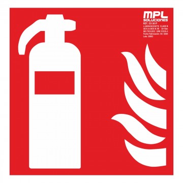Señal Cuadrada: Fire Extinguisher