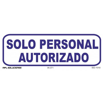 Solo Personal Autorizado