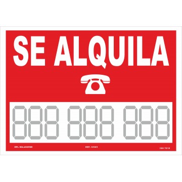 Cartel De Se Alquila