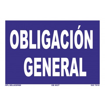 Señal: Obligación general
