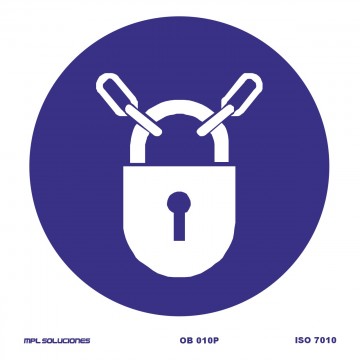 Señal: Obligatorio mantener cerrado