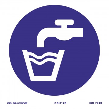 Señal: Agua potable