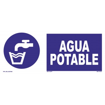 Señal: Agua potable