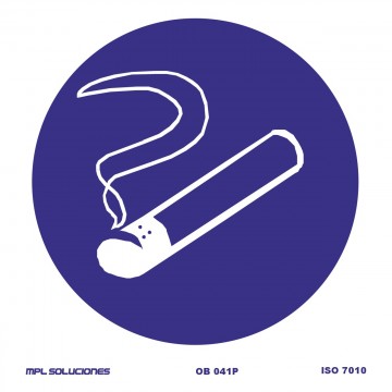 Señal: Permitido fumar