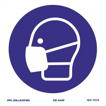 Señal: Uso obligatorio de mascarilla