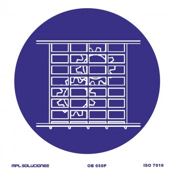 Señal: Uso obligatorio de protector fijo