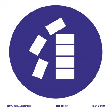 Señal: Apilar correctamente