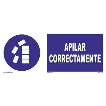 Señal: Apilar correctamente