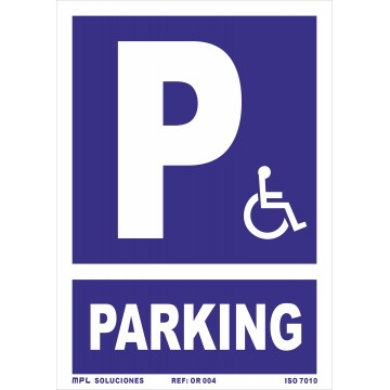 Señal: Parking Minusválidos