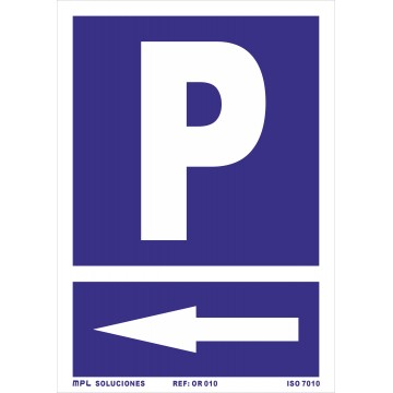 Señal: Parking izquierda
