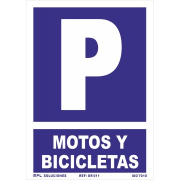 Señal: Parking Motos y Bicicletas