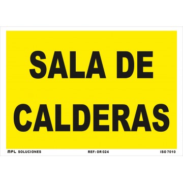 Señal: Sala de Calderas