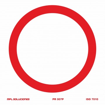 Señal: Circulación prohibida