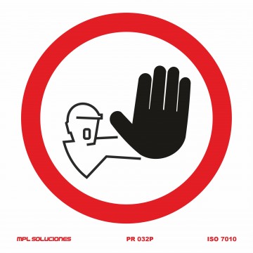 Señal: Alto no pasar