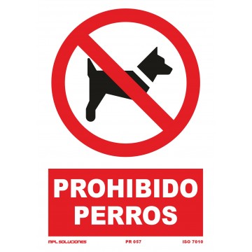 Señal: Prohibido perros