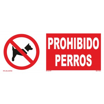 Señal: Prohibido perros