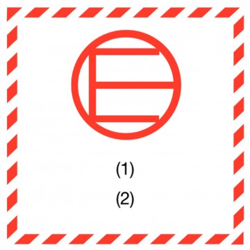 Señal adhesiva cantidad no incluida