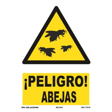 Señal: ¡Peligro! Abejas
