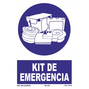 Señal: Kit de emergencia