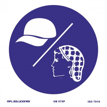 Señal: Obligatorio el uso de redecilla o gorra