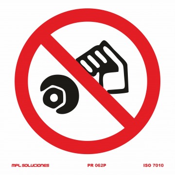 Señal: Prohibido reparar la maquinaria solo personal autorizado