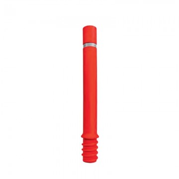 Pilona extraíble PVC-EVA 810 mm Rojo con peana