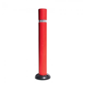 Pilona fija PVC-EVA 810 mm Rojo con peana