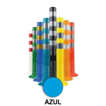 Hito Flexible 100 cm PVC blando azul Mod.J