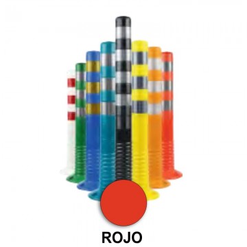 Hito Flexible 100 cm PVC blando rojo Mod.J