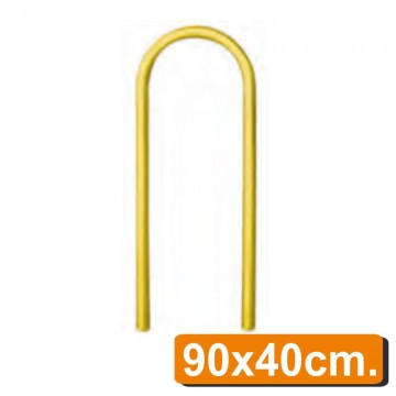 Protector horquilla amarillo para peatones 90 cm x 40 cm Lacado Amarillo  0681/LB