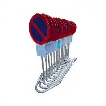 Conjunto señalización tubular aparcar