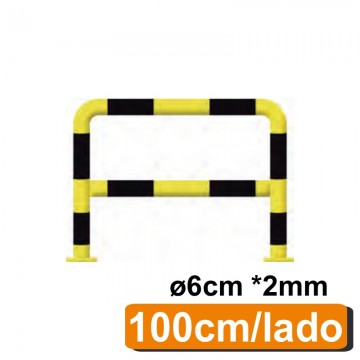 Barrera protectora reforzada 100 cm tubo Ø6cm*2mm