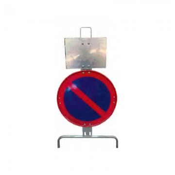 Carro transporte para señales con plesilla