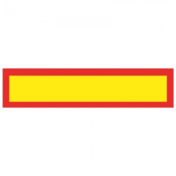 Placa Vehículo lento 113x20cm