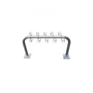 Aparca patinetes acero galvanizado 10 plazas 2 caras