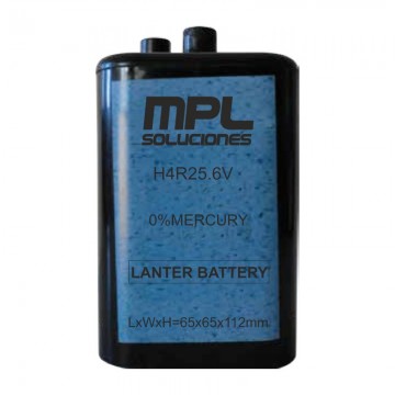 Batería para Baliza 4R25 25 Ah.