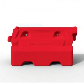 Barrera mediana HOG600 Rojo