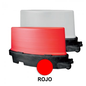 Barrera mediana Road Runner rojo