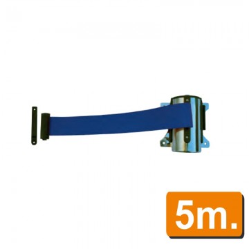 Cinturón azul Retráctil Pared 5 m