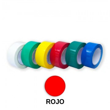 Cinta adhesiva Rojo 50 mm x 132 m
