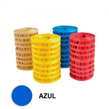 Malla azul señalización agua 33 cm x 200 m