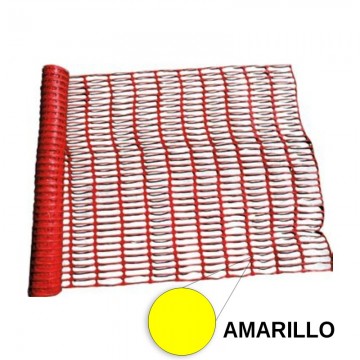 Rollo de malla protectora Amarillo (1x50 mtos) 80 grs. 