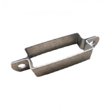 Abrazadera perfil rectangular para poste de 80x40