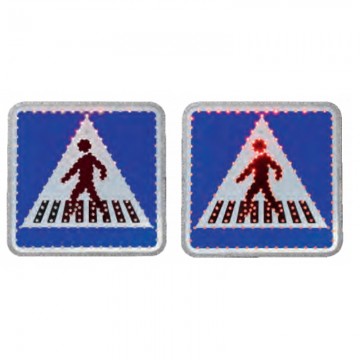 Señal Aluminio LED luminosa S13 60 cm