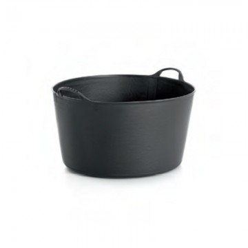 Capazo de goma 55 L. Negro