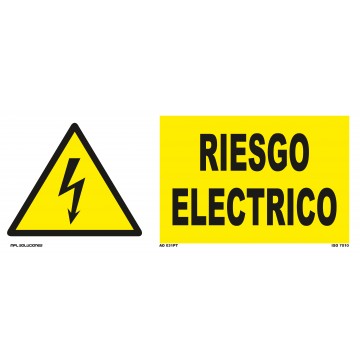 Señal: Riesgo eléctrico